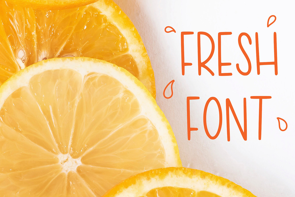 Oleandro fresh font, a Handwritten Font by Bololota Studio (Photo 3 of 3)