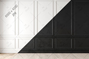 Black white empty interior. Mockup., a Household Mockup by YKvisual (Thumbnail 1 of 3)