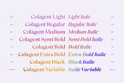 Colagent Family | Variable Font, a Serif Font by Mulkan Nazir (Thumbnail 14 of 15)