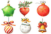 Minimalist Christmas Ornament Clipar, an Illustration by Craft Nest (Thumbnail 2 of 8)