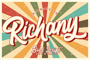 Richany Bold Business Font