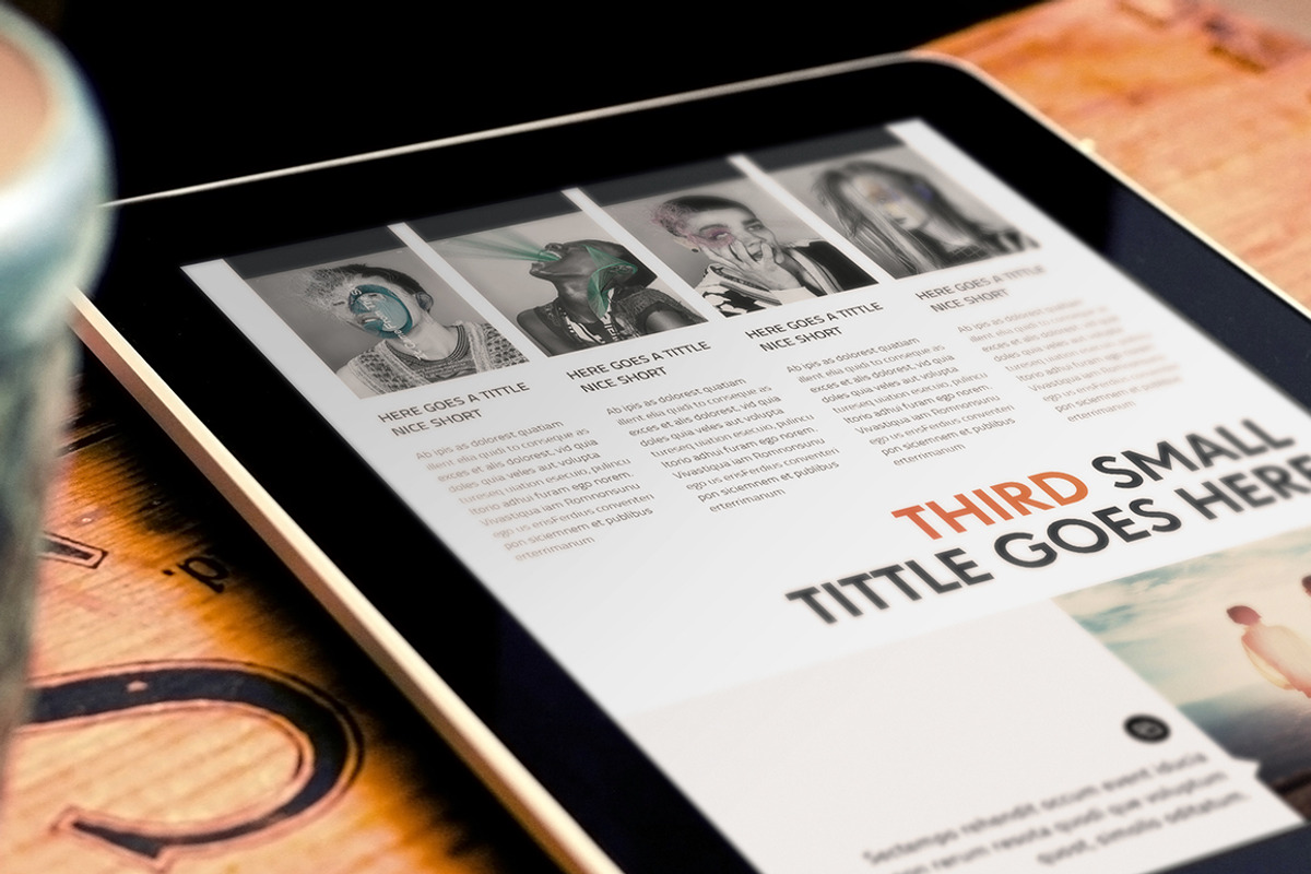 Ipad Design Magazine 3, a Magazine Template by Luuqas Design (Photo 3 of 6)