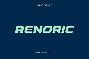 Renoric - Modern Sport Typeface