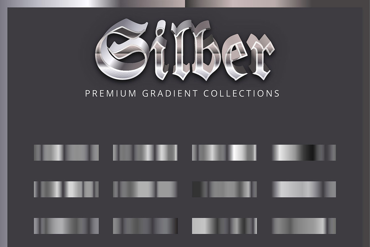Vector Editable Silver Gradient, an Action Add-On by Photoshop Action (Photo 2 of 3)