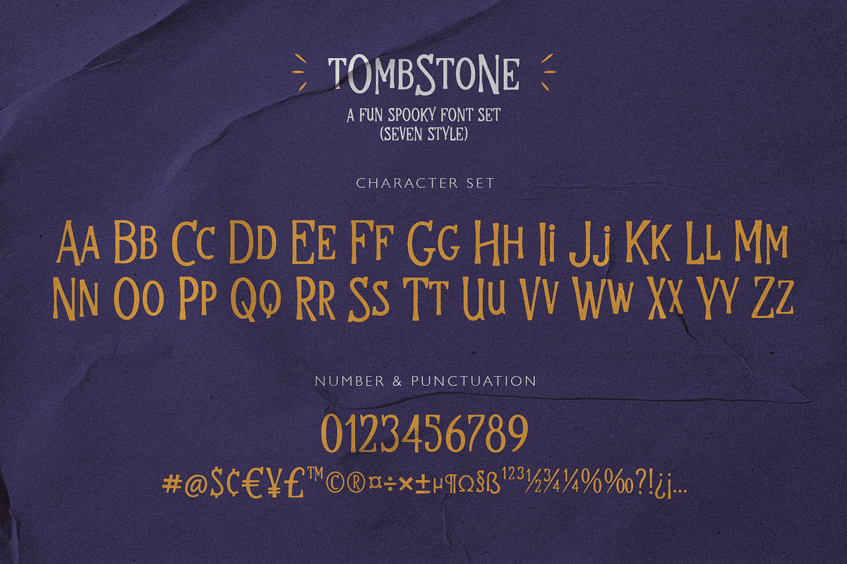 Tombstone, a Font by FactoryType Studio (Photo 9 of 11)
