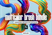 Multicolor Brush Bundle (Photoshop), a Brush Add-On by Chroma Supply (Thumbnail 1 of 25)