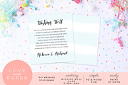 Wedding Wishing Well Card W1021, an Invitation Template by Love Meets Paper (Thumbnail 1 of 2)