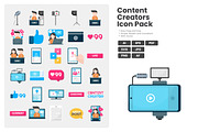 Content Creators Icon Pack, a Duotone Icon by erifqizeicon (Thumbnail 3 of 3)