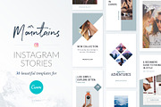Instagram Stories Mountains | CANVA, a Social Media Template by Poego Social (Thumbnail 1 of 12)