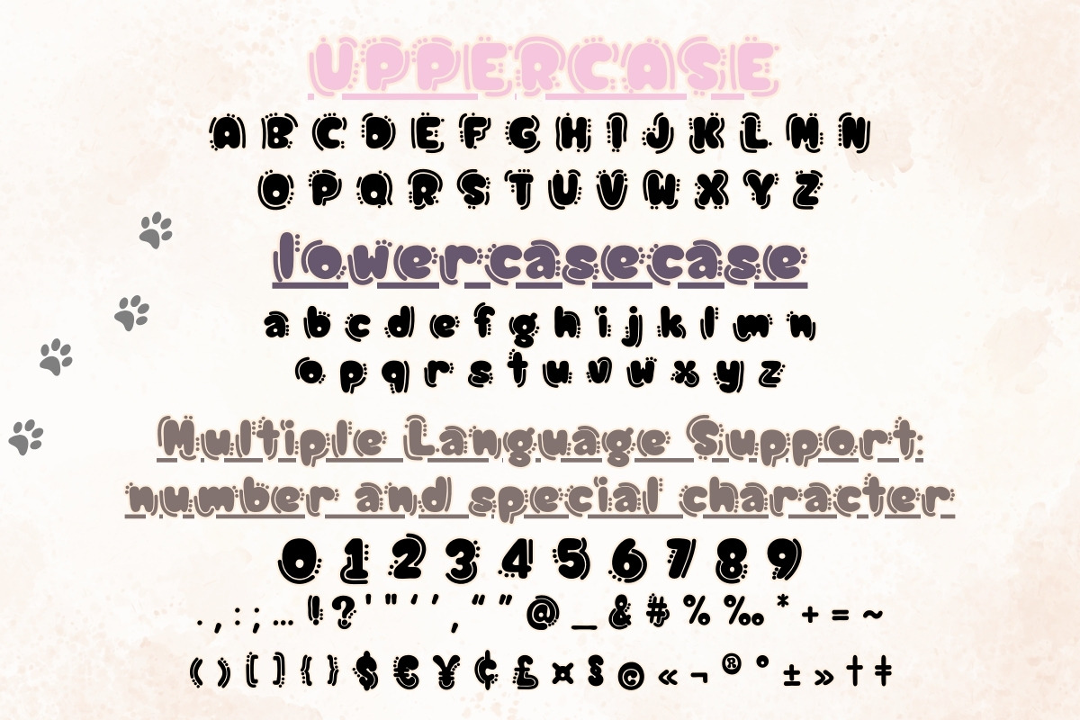 LAZY DOG - Handwritting, a Handwritten Font by Charmingbear59.design (Photo 5 of 5)