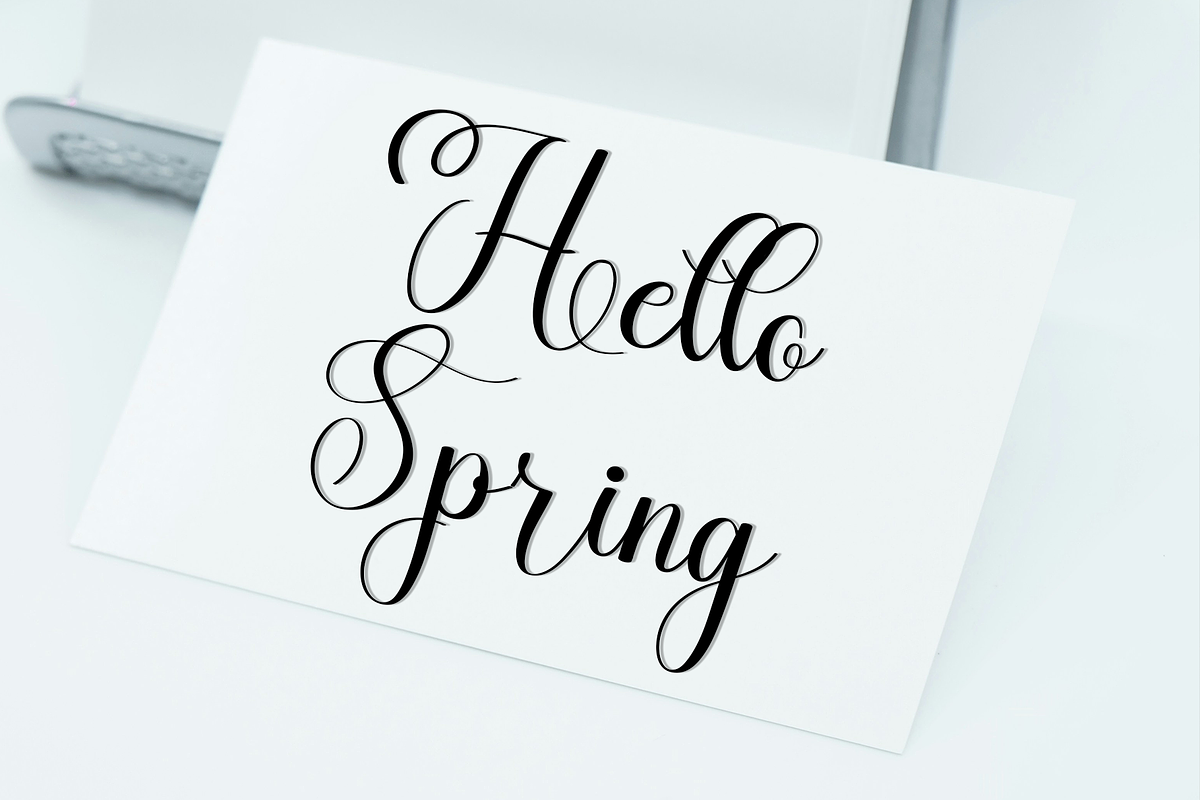 Outside Beautiful, a Handwritten Font by InermediaSTUDIO (Photo 5 of 8)