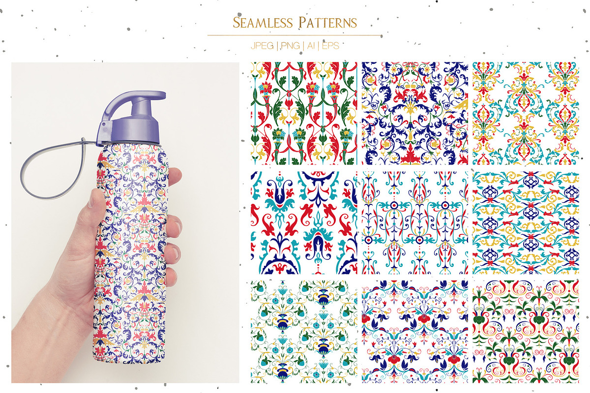 Arabesque Ornaments Collection, a Decorative Illustration by GVGraphics (Photo 11 of 15)