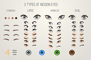 Character portrait creator (PSD), a Person Illustration by Mandarinkas art (Thumbnail 3 of 8)