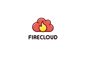 Fire Cloud - Logo Template