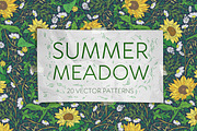 Summer Meadow patterns, a Pattern Graphic by Piñata (Thumbnail 1 of 12)