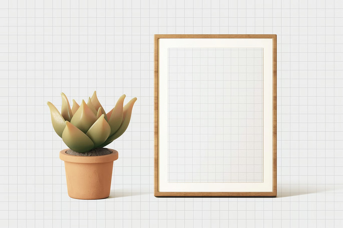 Portrait Frame Mockup, a Product Mockup by zpackcreative (Photo 3 of 4)