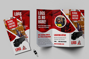 Logistic Tri Fold Brochure, a Brochure Template by MightyDesign