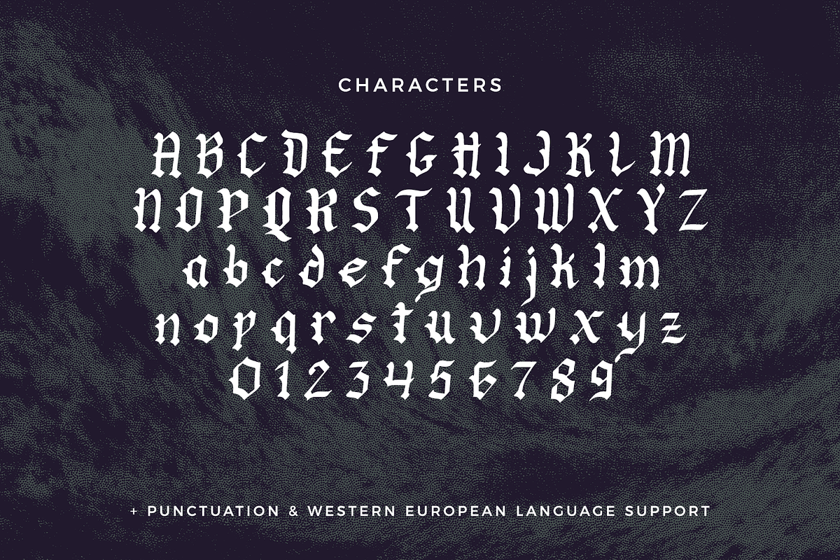 Darkmoon Blackletter Font, a Blackletter Font by Beck McCormick (Photo 10 of 10)