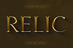 Luxury Old Gold Text Effect, a Layer Style Add-On by studiogstock
