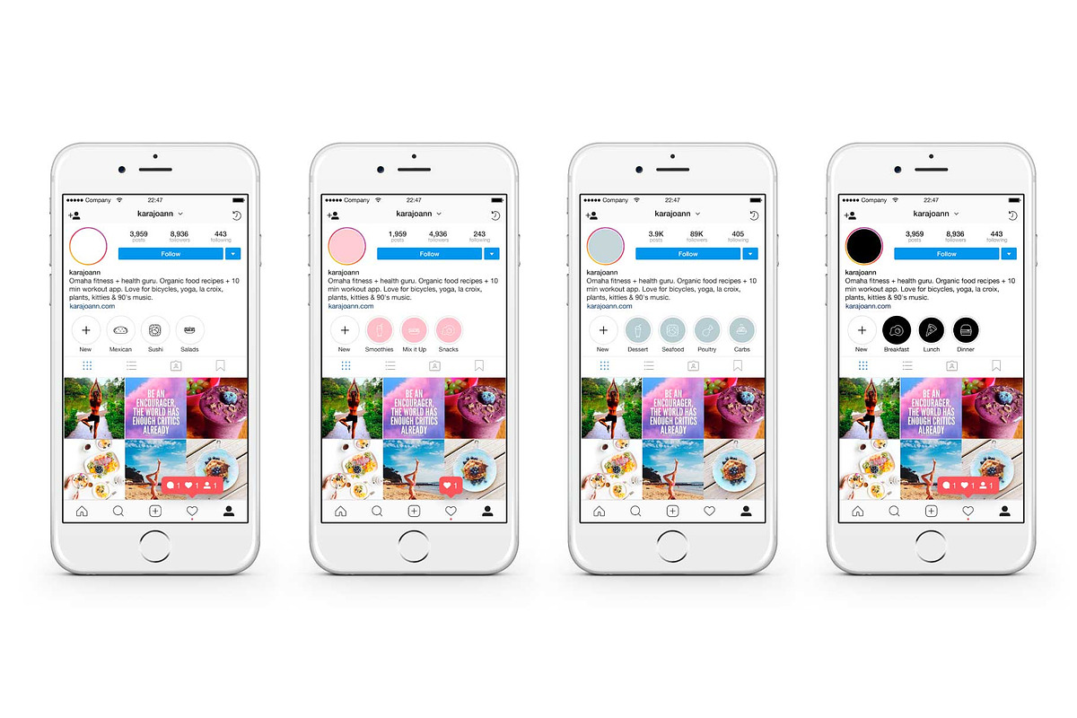 10 Food Instagram Stories Icons, a Social Media Template by Em & Dash (Photo 5 of 6)
