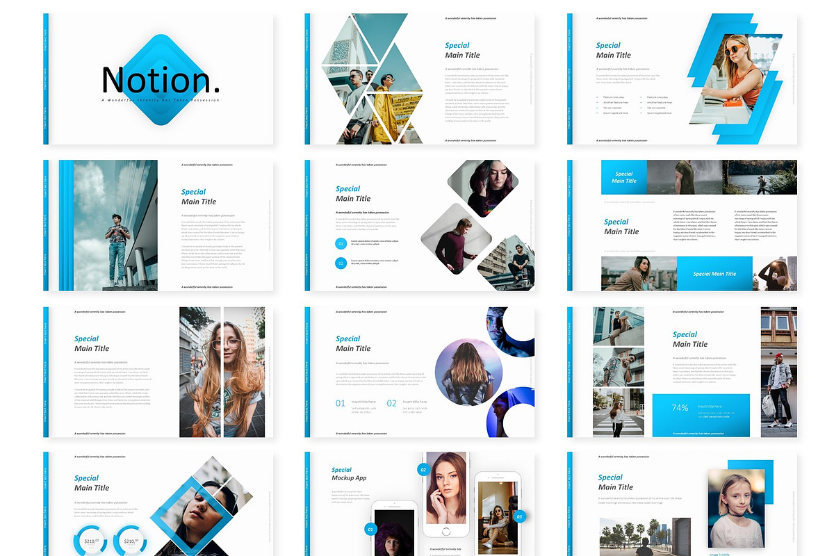 Notion - Keynote Template, a Presentation Template by AQR Studio (Photo 2 of 4)