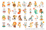 Happy Birthday. Kids illustrations., an Animal Illustration by Luba Vega (Thumbnail 4 of 20)