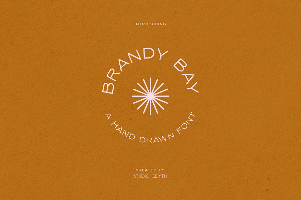 Brandy Bay - A hand drawn font preview 8
