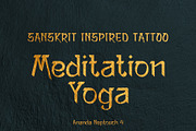 Ananda Neptouch 4 - Font, a Font by aannda (Thumbnail 6 of 10)
