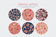 Japanese Koi Fish Vector Patterns, a Pattern Graphic by ilonitta (Thumbnail 14 of 16)