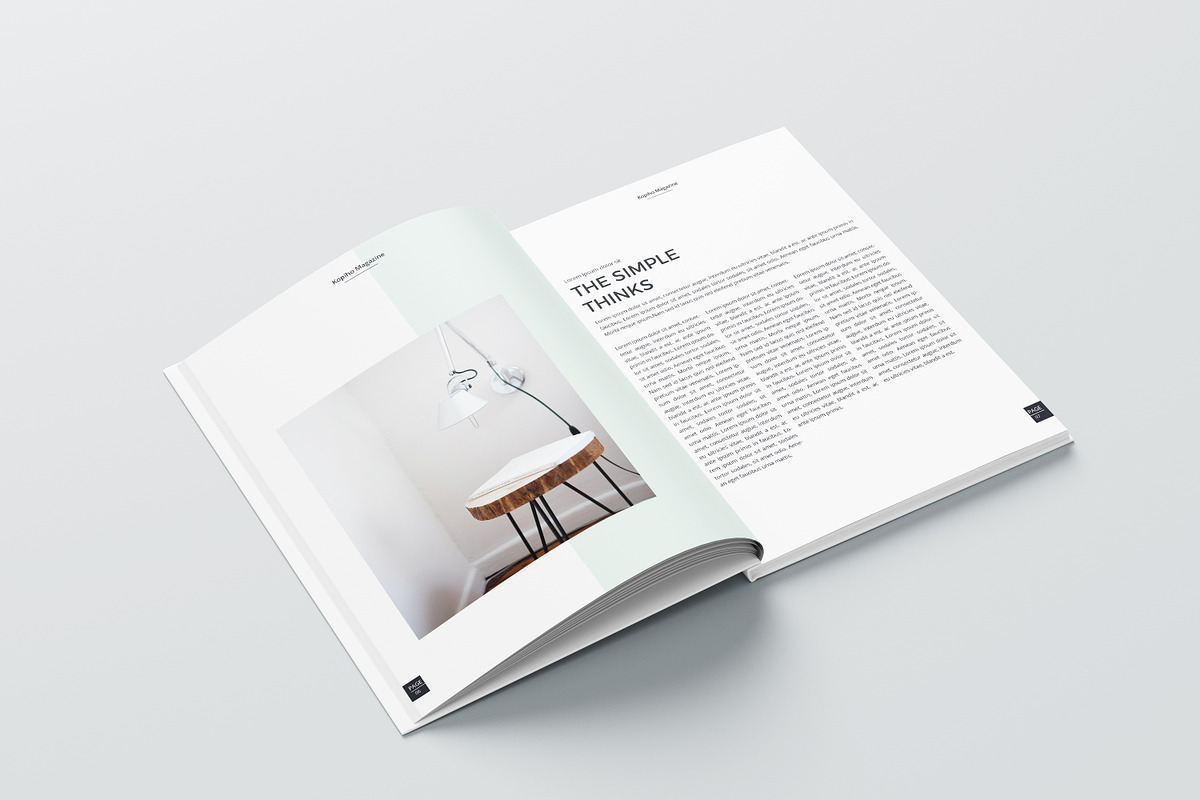KOPIHO/ Magazine Template, a Magazine Template by obidullah_01 (Photo 5 of 14)
