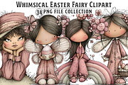 Whimsical Easter Fairy Clipart, an Illustration by Dream Creation (Thumbnail 1 of 7)
