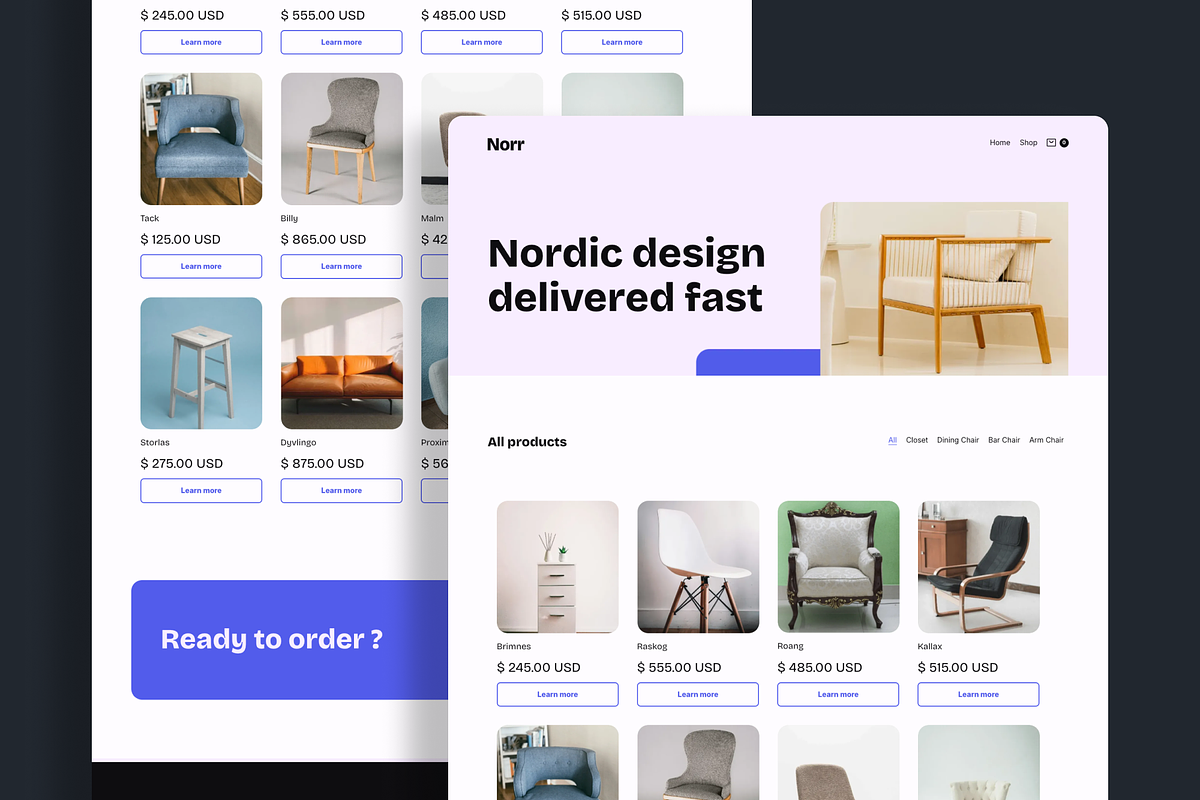 Norr - Webflow & Figma Template, a Landing Page Template by Toms Design (Photo 2 of 4)