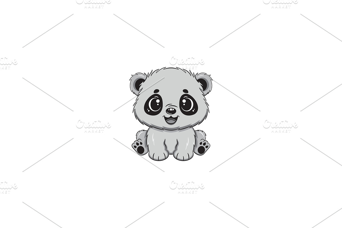 Mr. Panda Logo Template, a Branding & Logo Template by Graplick (Photo 2 of 5)