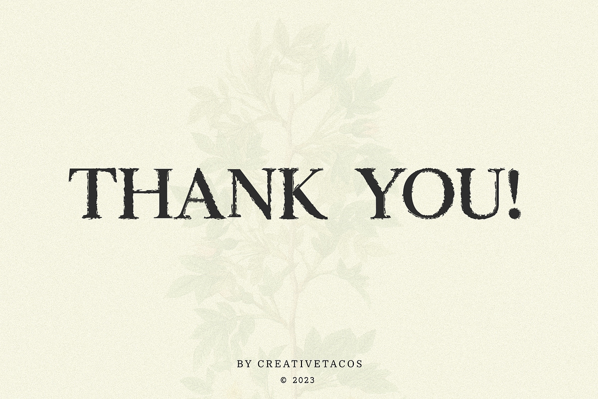 Piziza Brush Font, a Serif Font by Creativetacos (Photo 12 of 12)