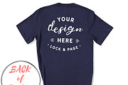 Back Of T-Shirt BC3001 Mockup Bundle, a Shirt Mockup by lock and page (Thumbnail 10 of 88)