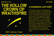 BBT Bannir, a Serif Font by Berrybeau Type (Thumbnail 4 of 6)