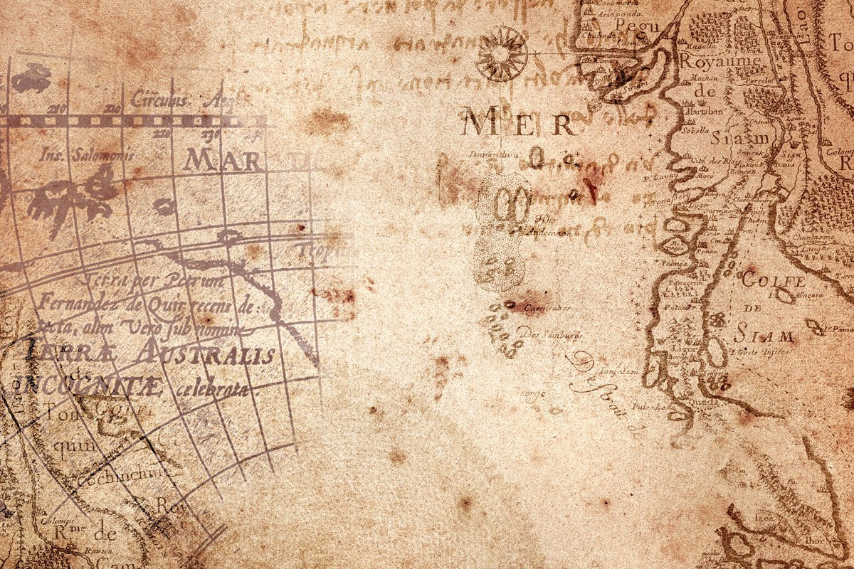 Vintage Maps. Stamp Brushes, a Brush Add-On by Julia_Raketic (Photo 9 of 15)