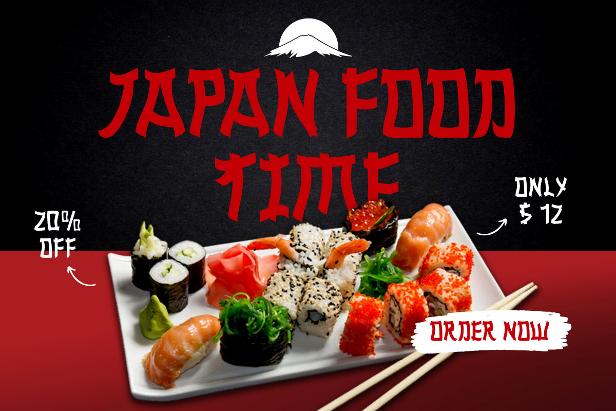 Shima - Japanese-Style Font for Food, a Script Font by twinstd (Photo 5 of 8)
