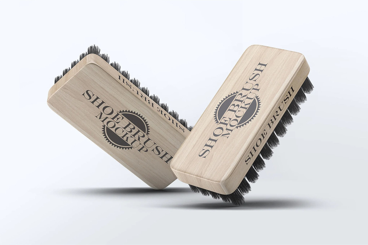 Shoe Brush Mock-Up, a Product Mockup by DesignRushMarket (Photo 6 of 9)
