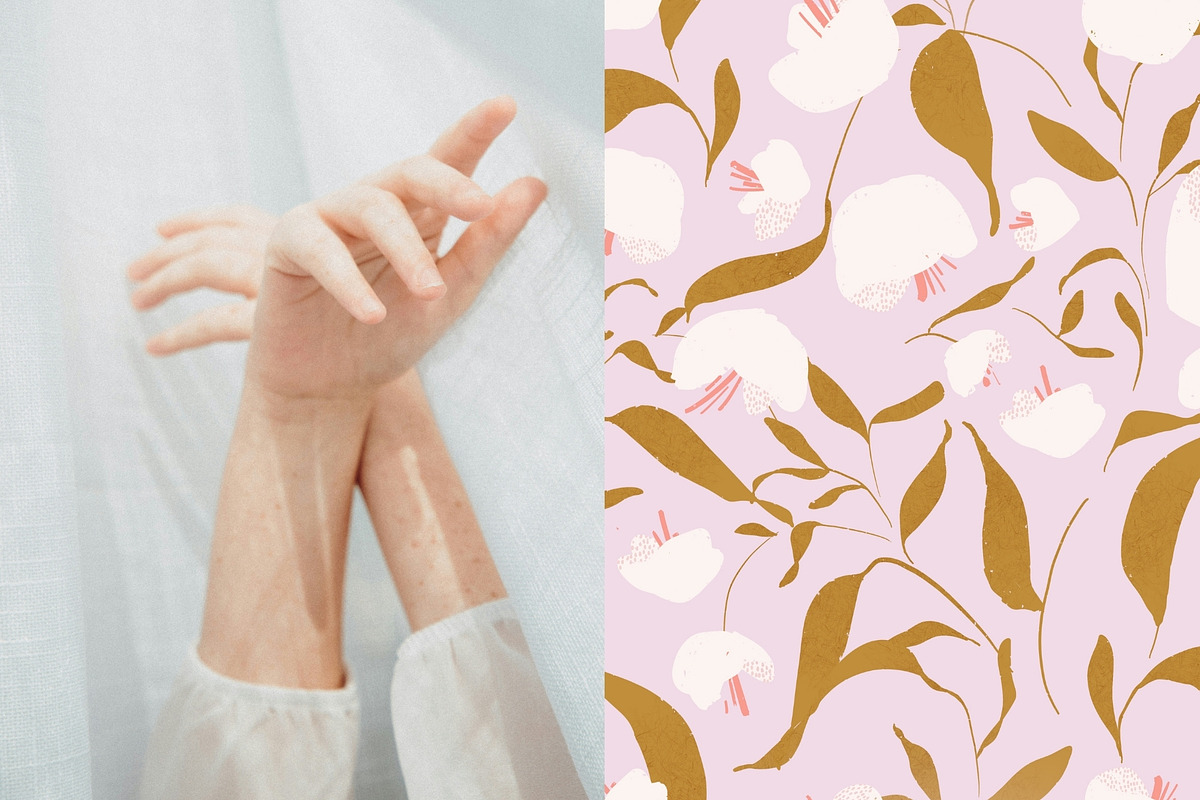 Blush & Ochre. Floral Patterns, a Pattern Graphic by PaperJamLab (Photo 2 of 13)