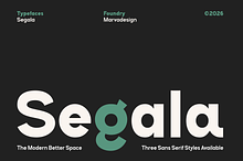 Segala - Family Sans Font