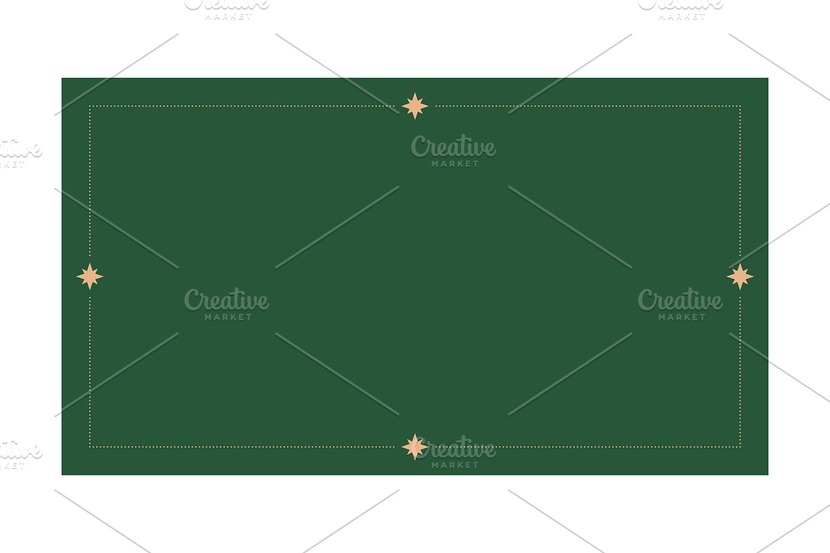 Vintage Christmas Frames Set, a Background Graphic by Elena Pimukova (Photo 4 of 5)