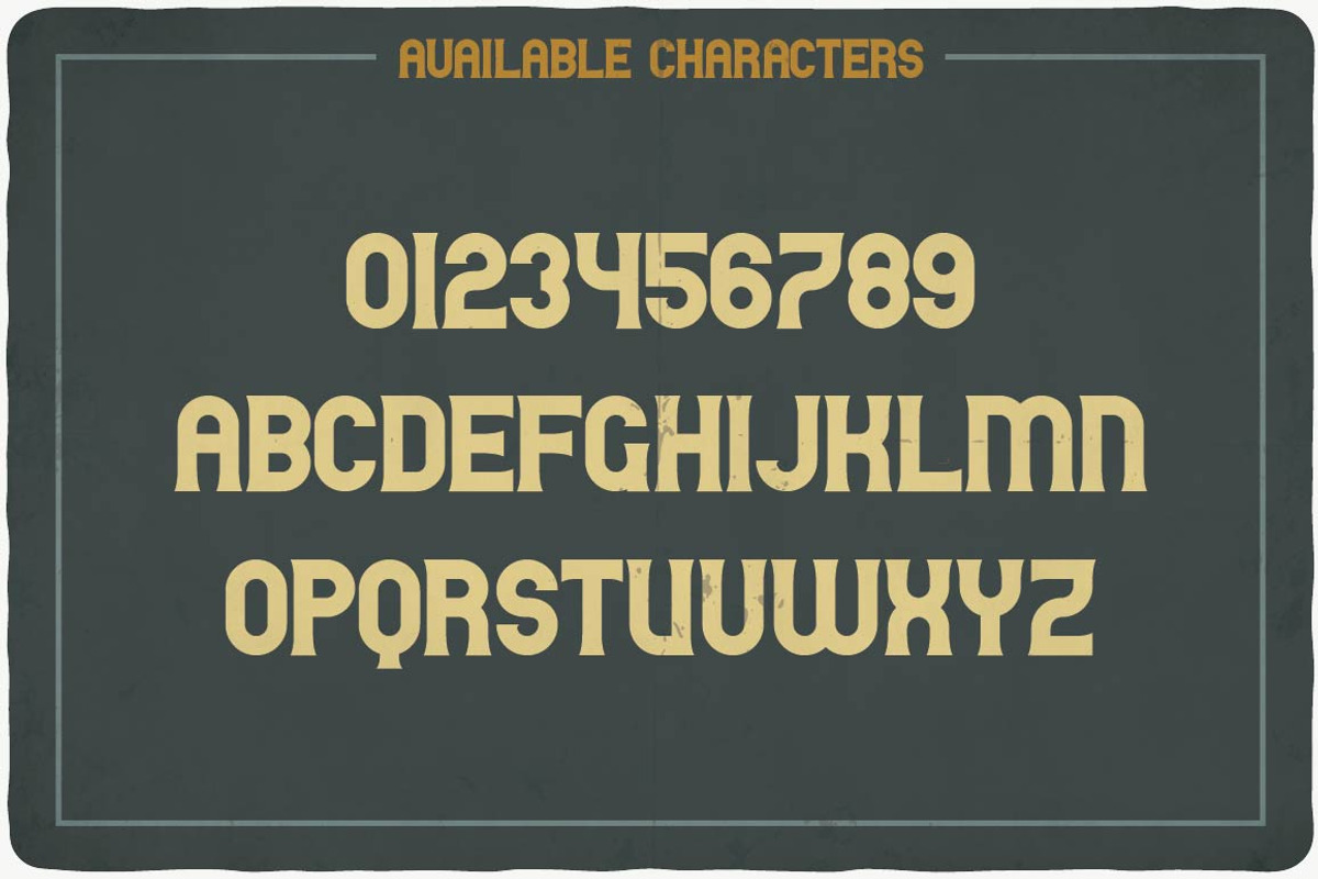 Biker typeface, a Symbol Font by VozzyStock (Photo 2 of 7)