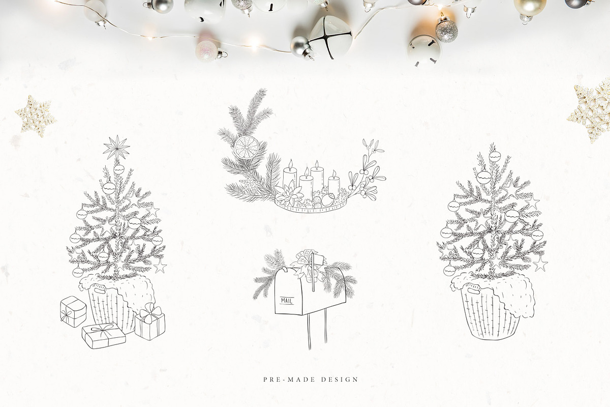 Сool CHRISTMAS Bundle., a Seasonal Illustration by Designwork (Photo 31 of 73)