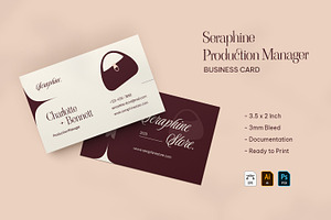 Production Manager - Business Card, a Card Template by VUNIRA