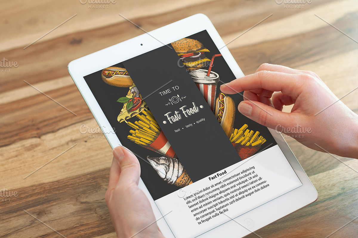 Fast food set., a Food Illustration by Tabiti (Photo 7 of 9)