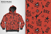 Rock Music Seamless Patterns, a Pattern Graphic by 3Y_Design (Thumbnail 5 of 6)
