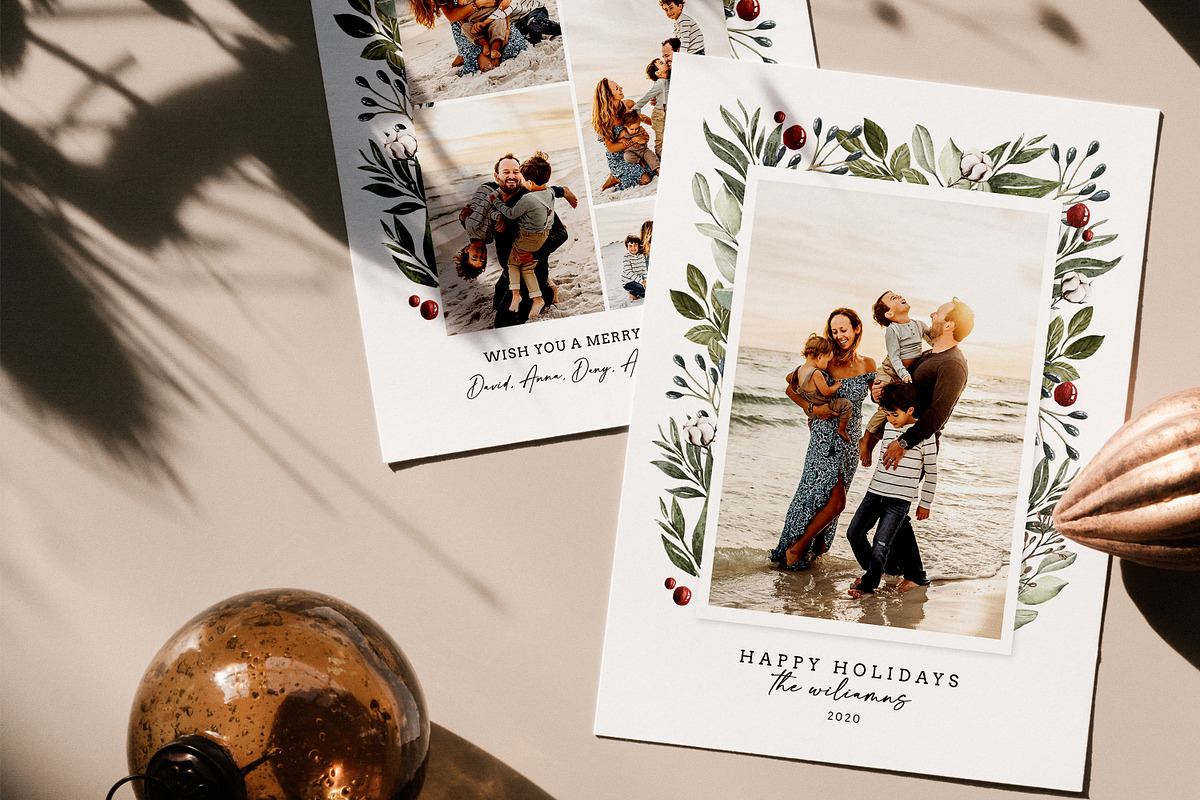 Christmas Card Template CD203, a Card Template by Salsal Design (Photo 4 of 4)