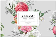Verano, Summer Patterns & Motifs, a Pattern Graphic by Pink Linen (Thumbnail 1 of 9)