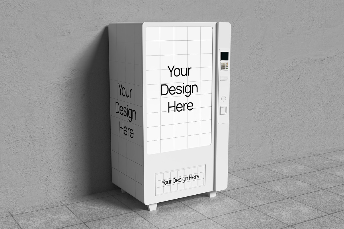 Vending Machine Mockup, a Product Mockup by graphicook (Photo 3 of 5)